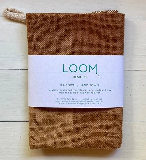 Tea Towel Cinnamon & Natural Cotton.jpeg