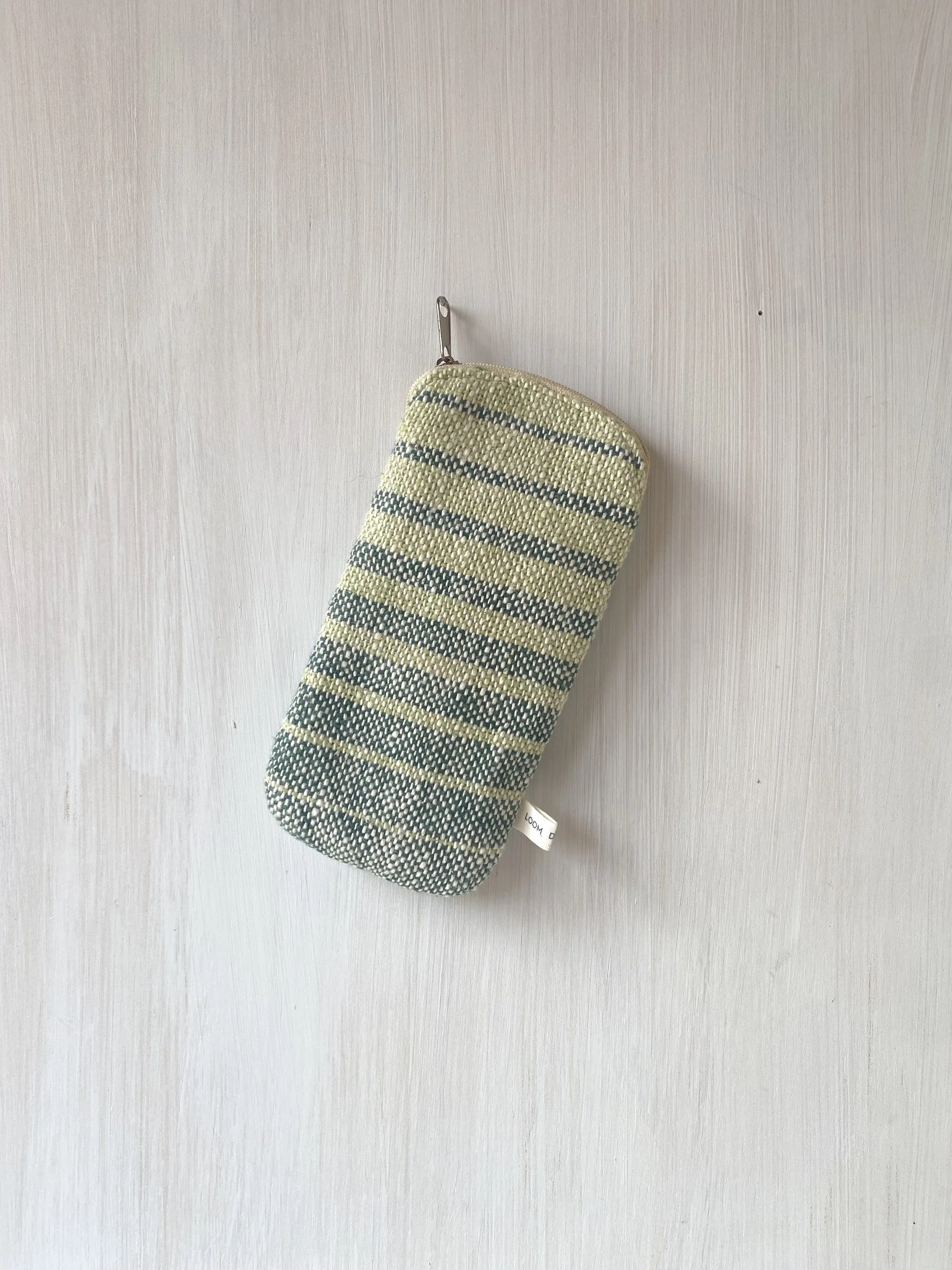 Green+stripe+Glasses+Case+soft+fabric+Loom+Designs.jpg