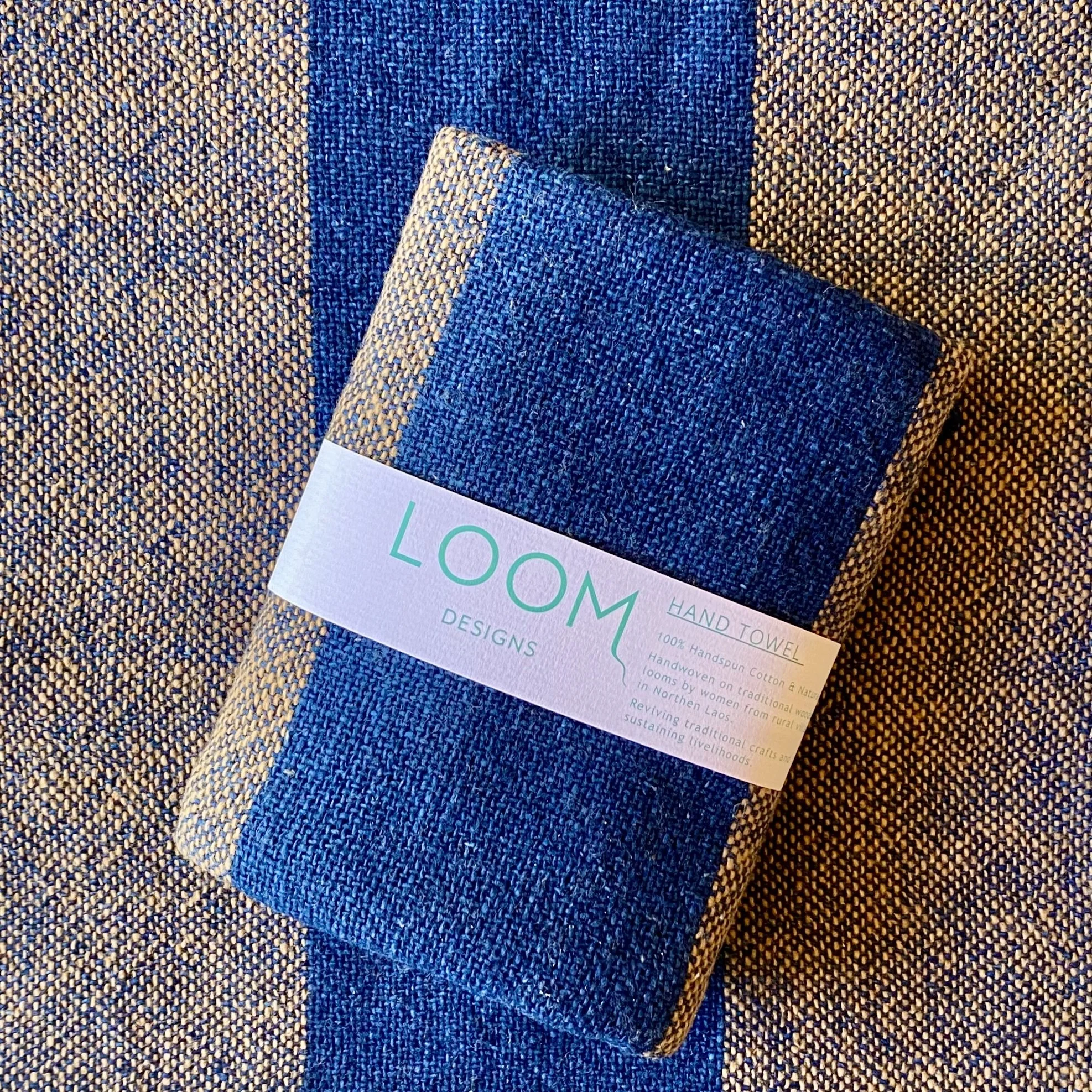Blue & Cinnamon Hand Towel.jpg