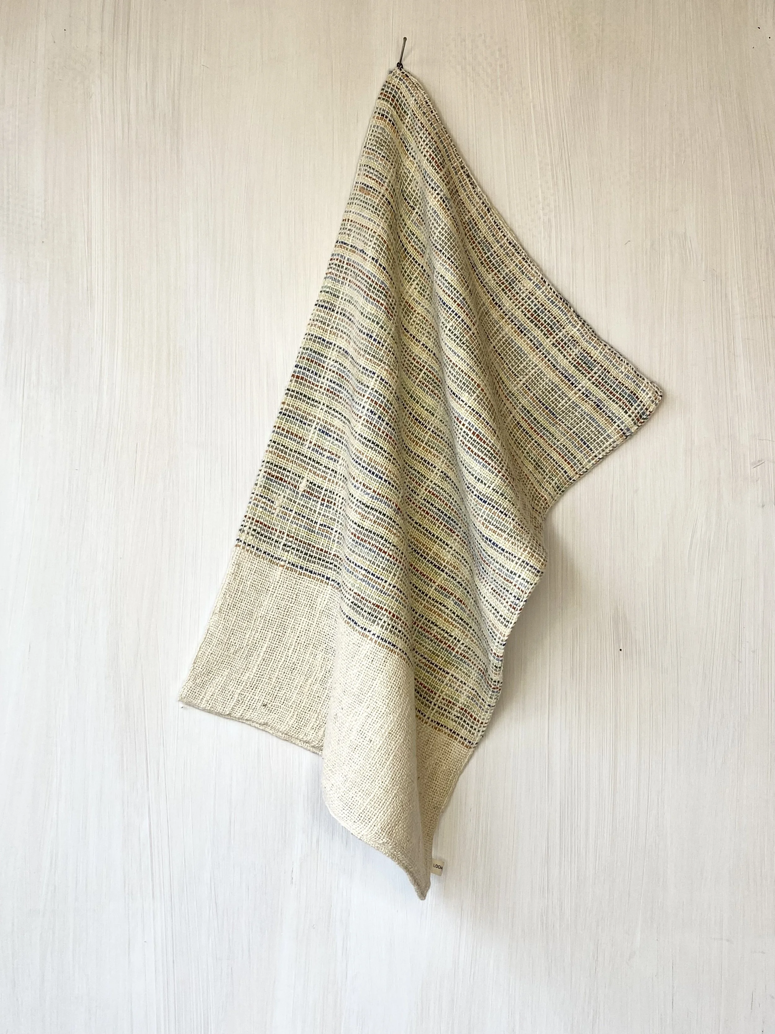 Hand Towel Natural Cotton & Multi Stripes.jpeg