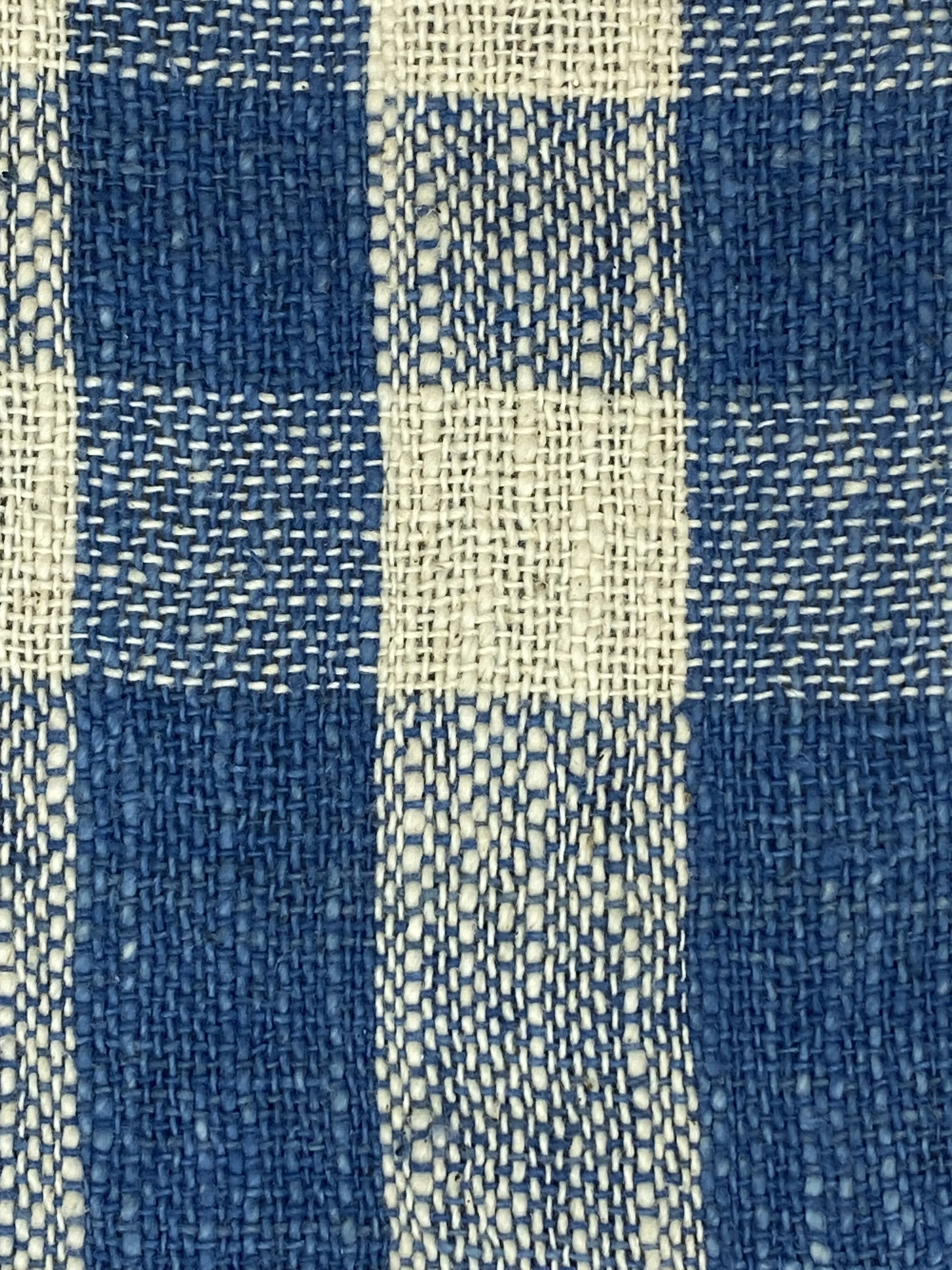 Fabric Linen Zoom from Hand Towel Indigo Check Loom Designs.jpeg