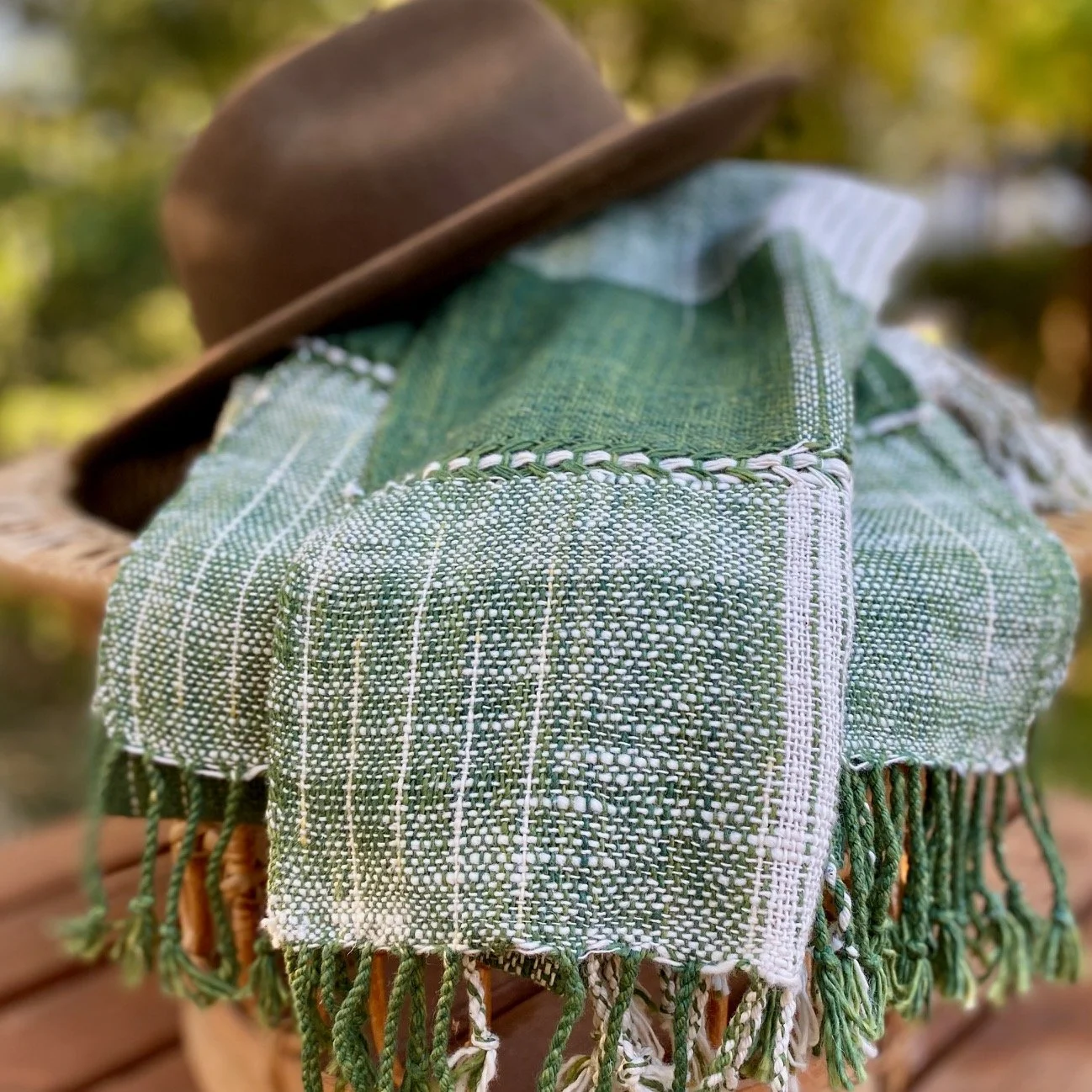 Dark Green Cottton Scarf.jpg