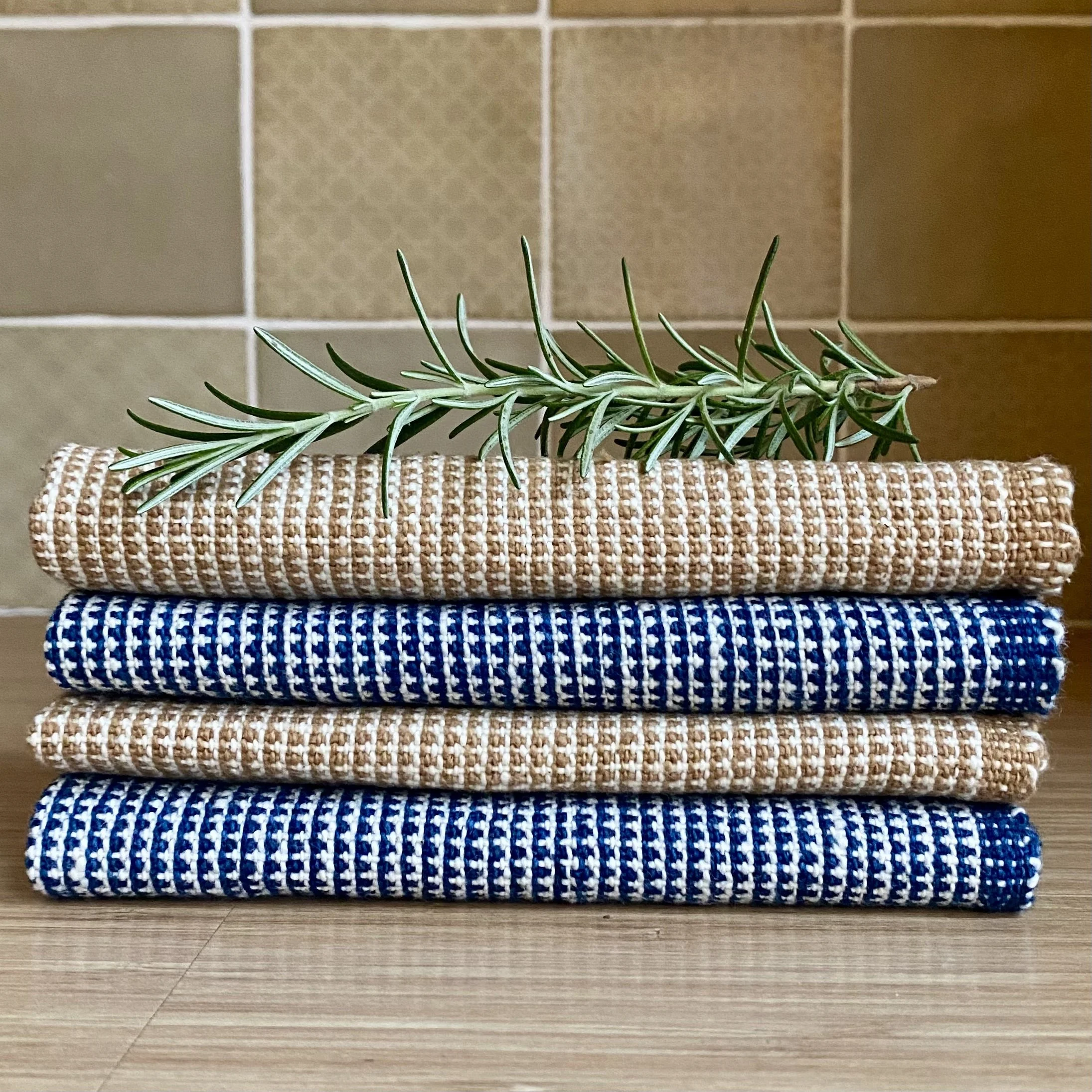 Dish Cloths cotton ethical natural hand made Loom Deisgns.jpg