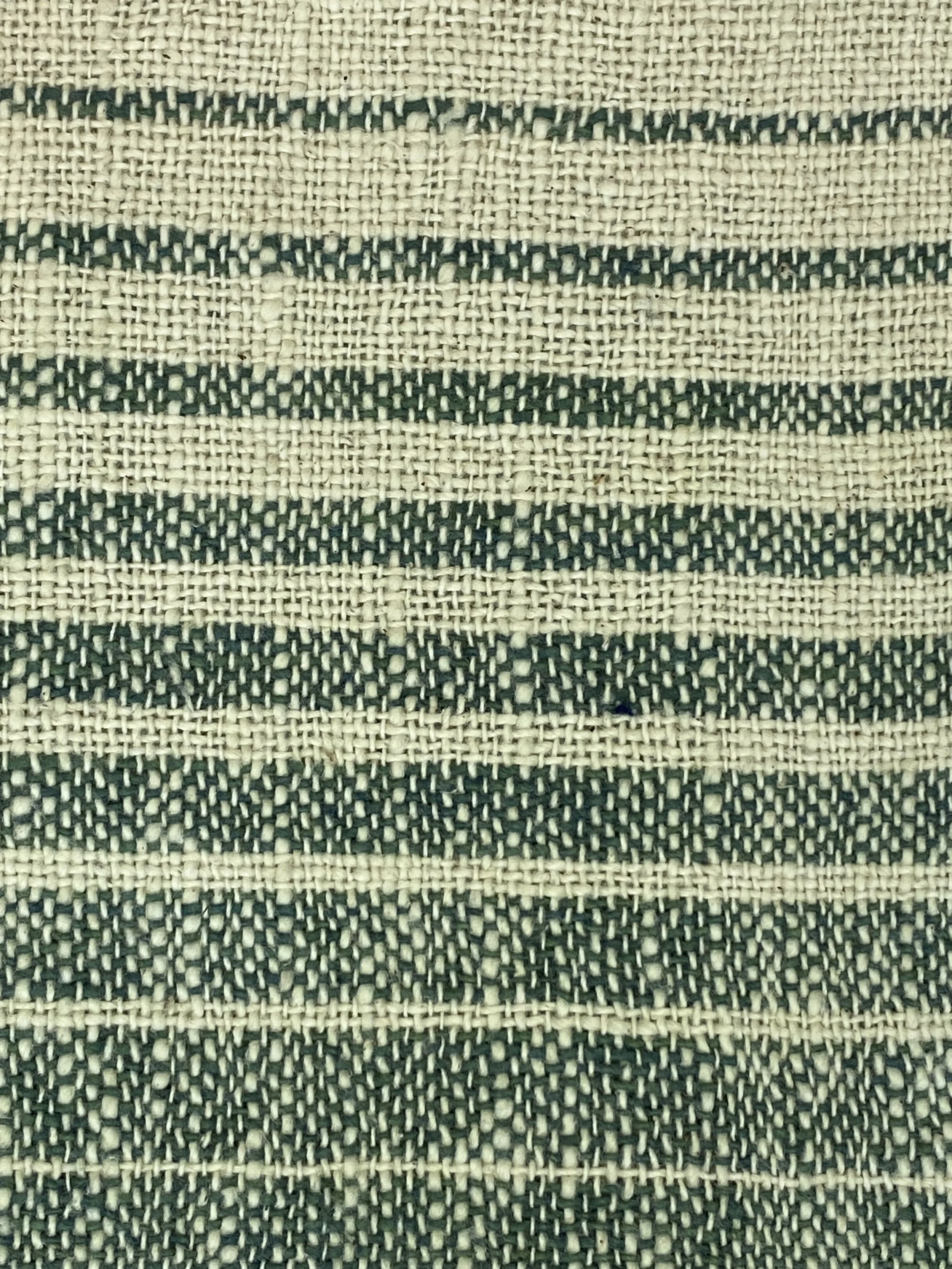 Fabric Linen Zoom from Face Washer Green and Natural Cotton Stripe Loom Designs.jpeg