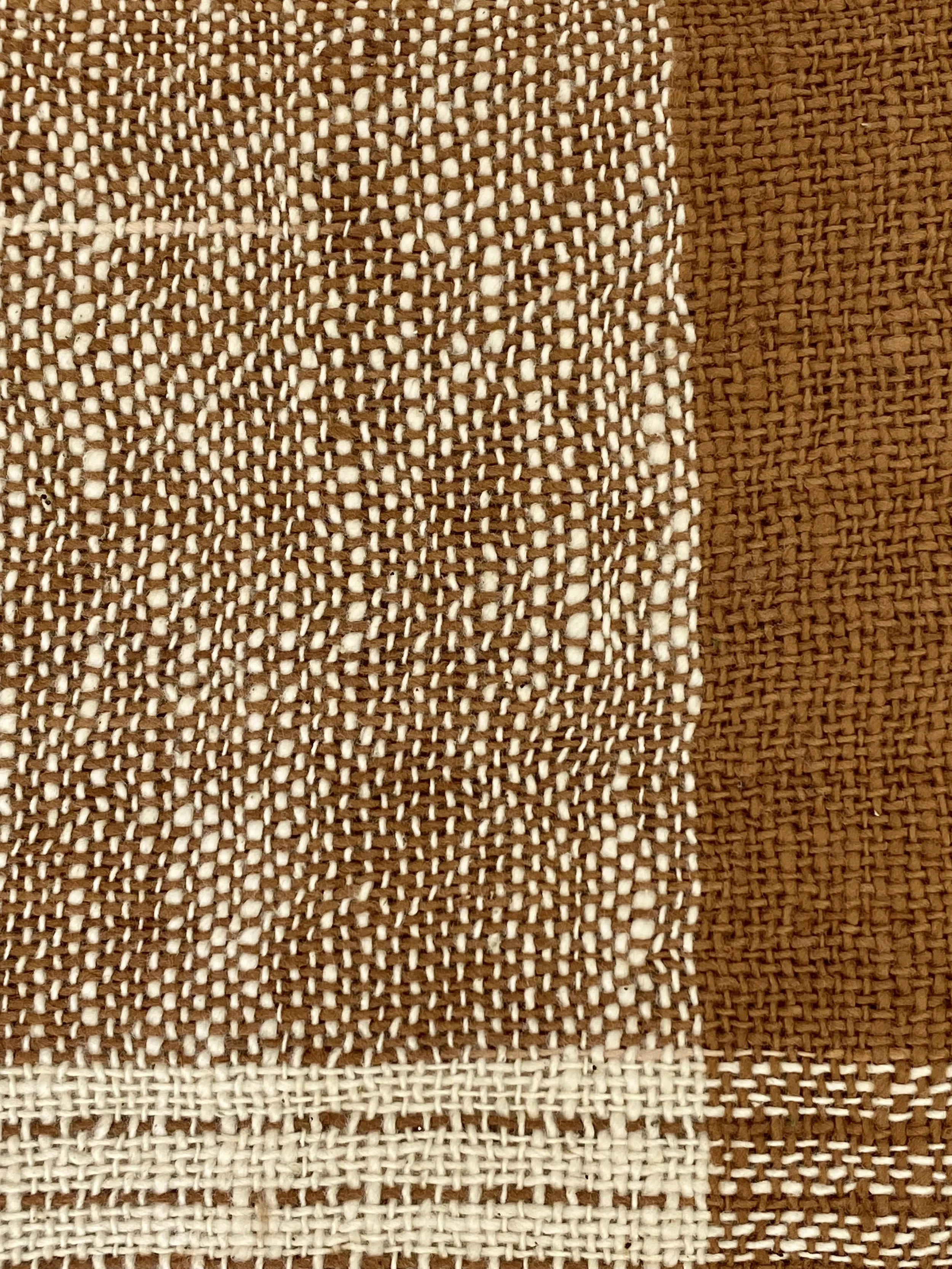 Fabric Lao Cotton Scarf Cinnamon & Natural Cotton Ikat.jpeg