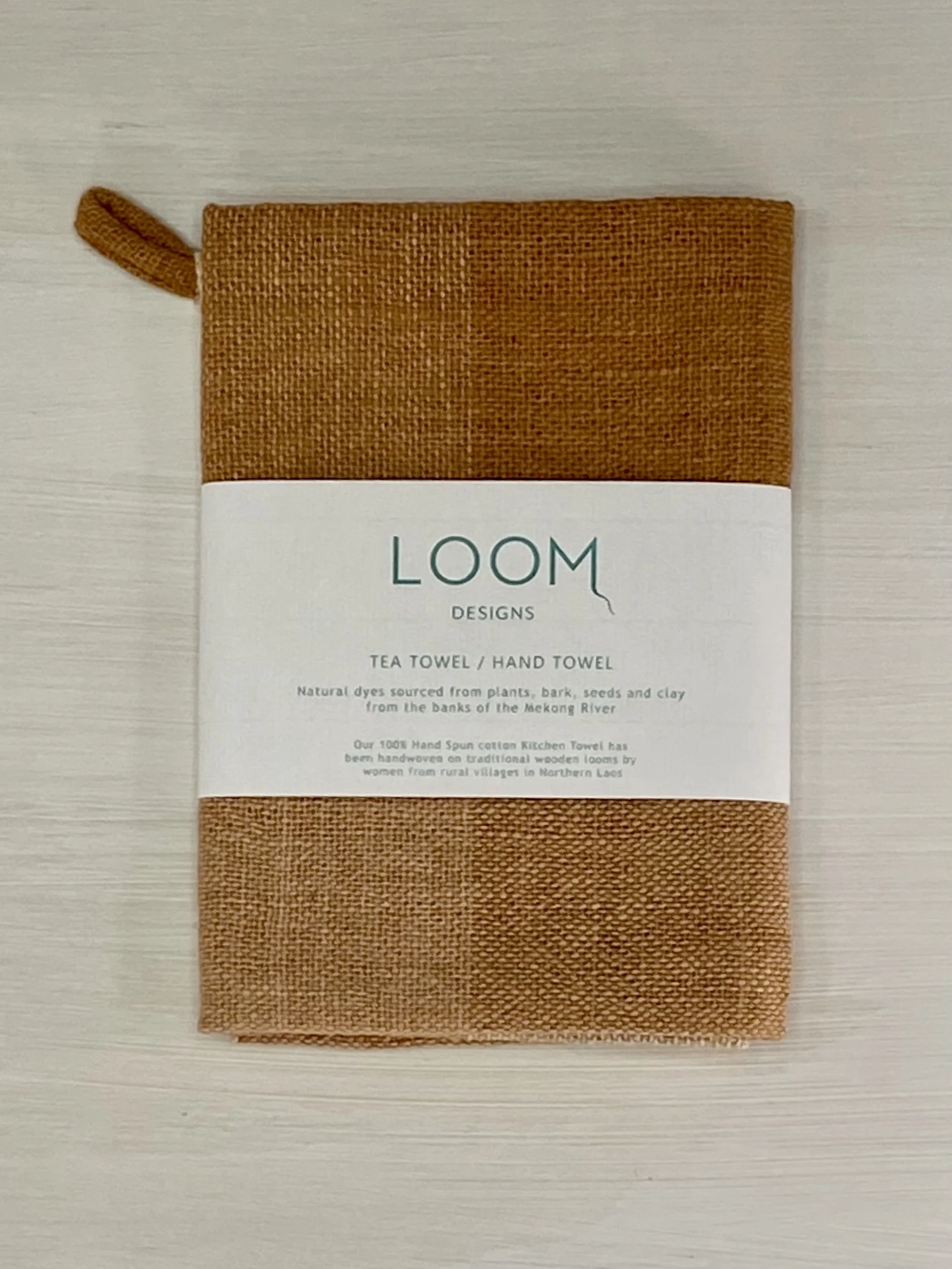 Tea Towel Cinnamon on Cinnamon with Loom Designs Label.jpg