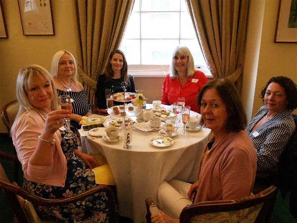 Guests enjoying their Morning Tea