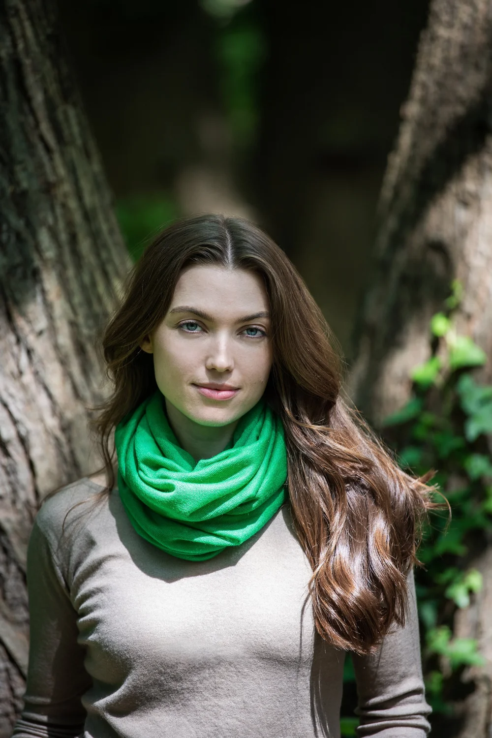 cashmere roll neck cowl scarf — Cocowai Cashmere