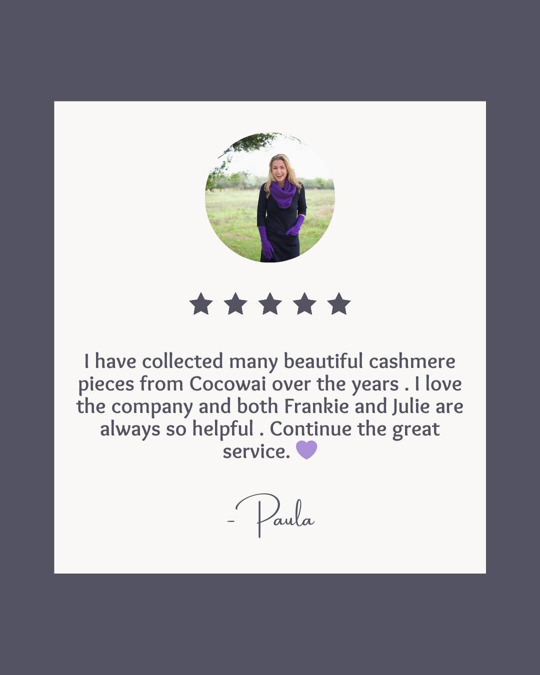 We adore lovely feedback like this!

You'll be prompted to leave a review once you receive your order.

Please do take a moment to write a few words as we highly appreciate it. 💌