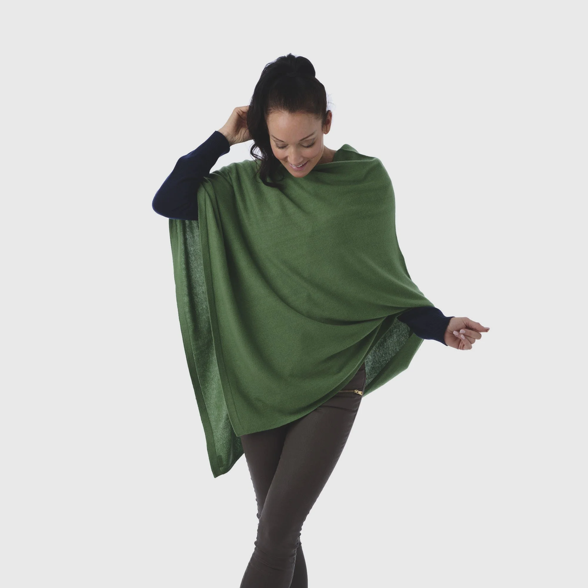 cashmere poncho
