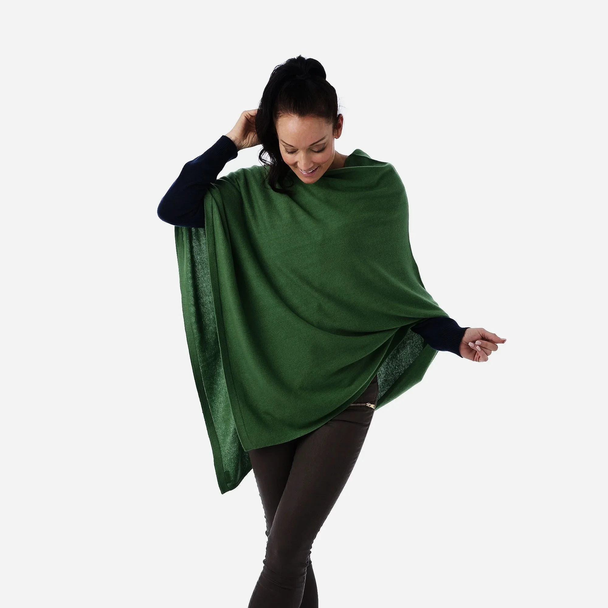 cashmere poncho