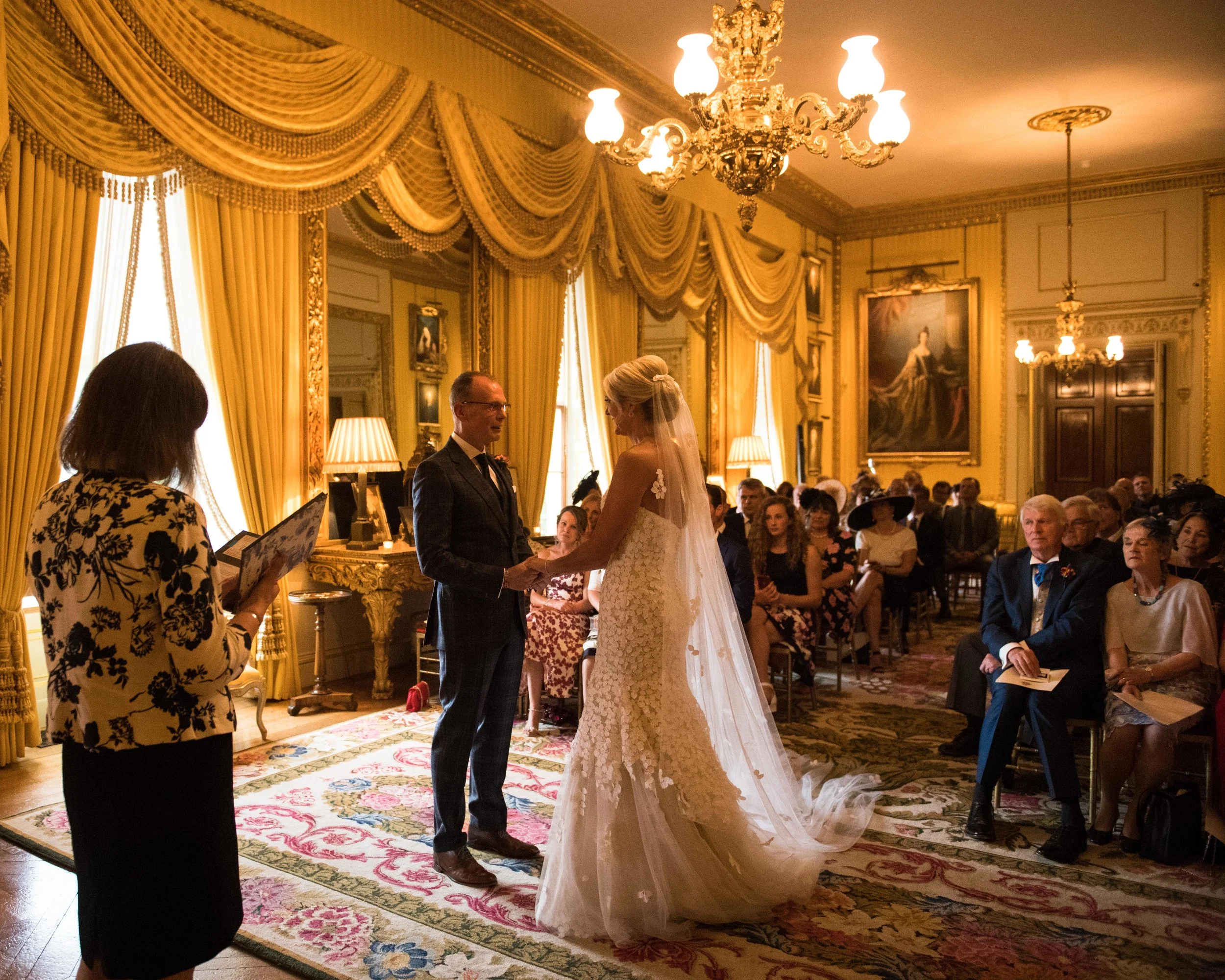 Wedding ceremony Goodwood House