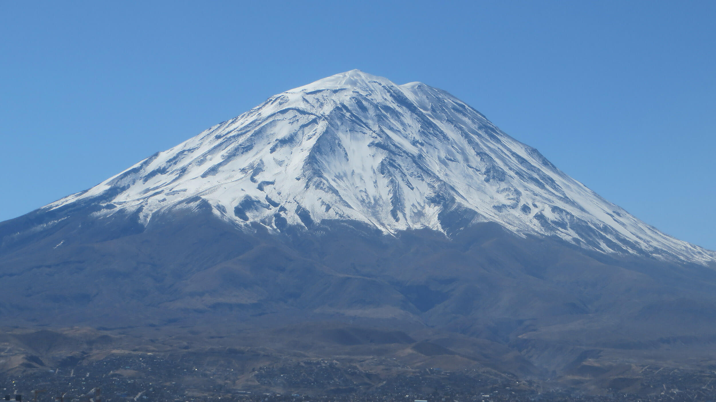 Misti Volcano is the guardian of the city