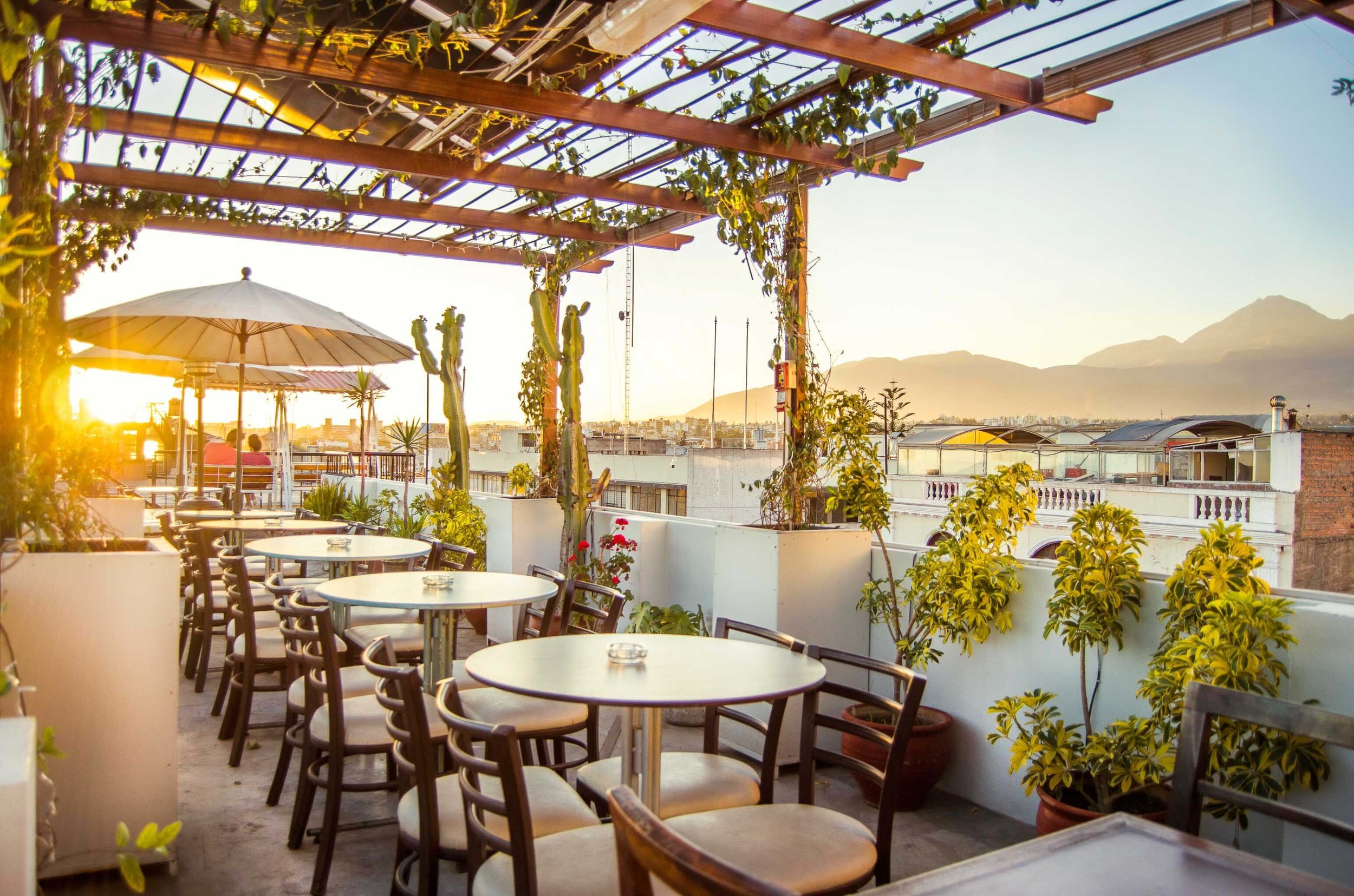 Sunset Rooftop Bar en Le Foyer Arequipa