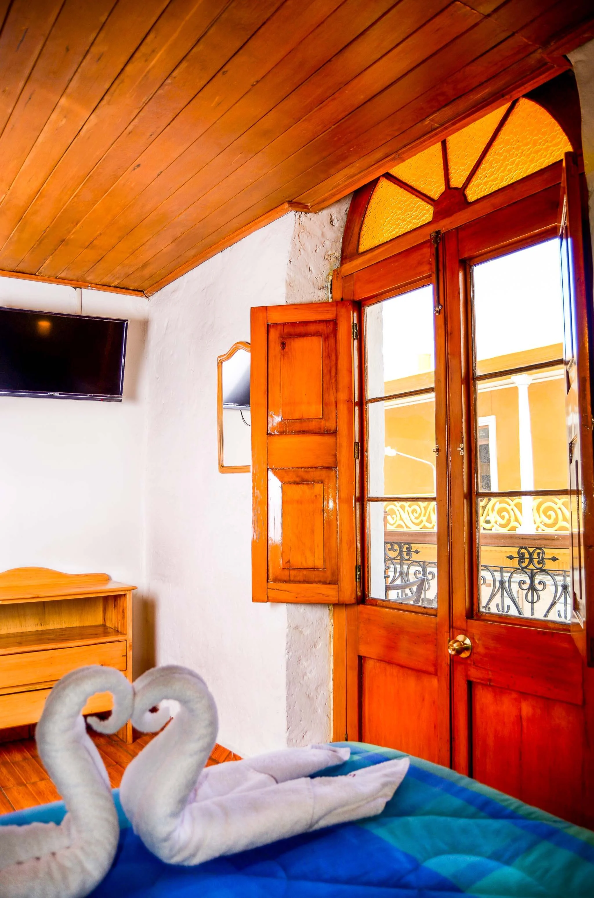 Double Room with Balcony at Le Foyer Hostel Book with Us