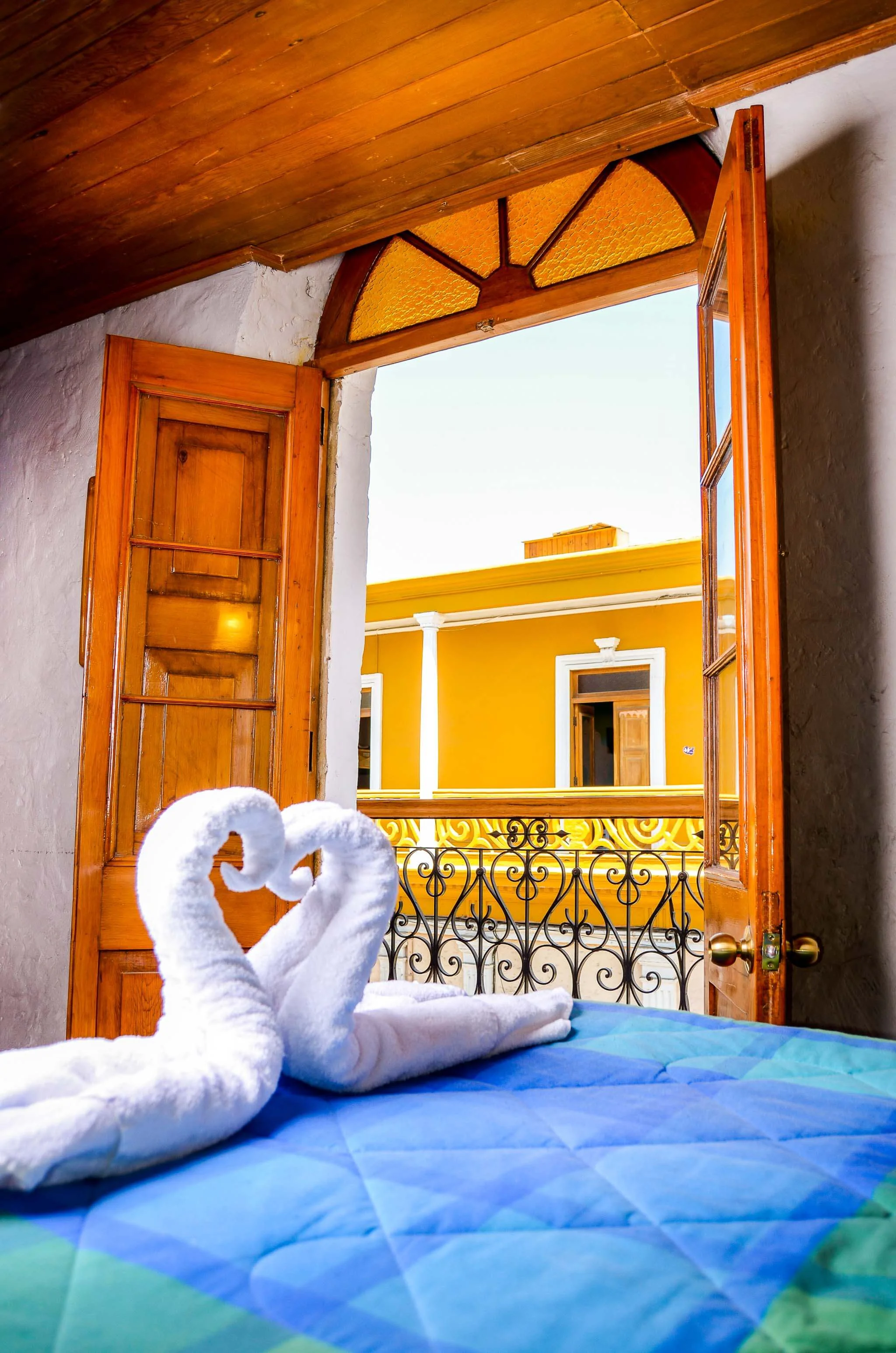 Double Room with Balcony at Le Foyer Hostel Book with Us