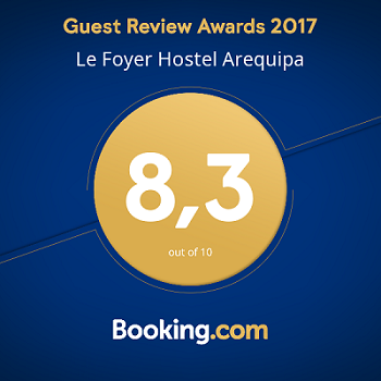 Guest Review Award for Le Foyer Hotel Arequipa