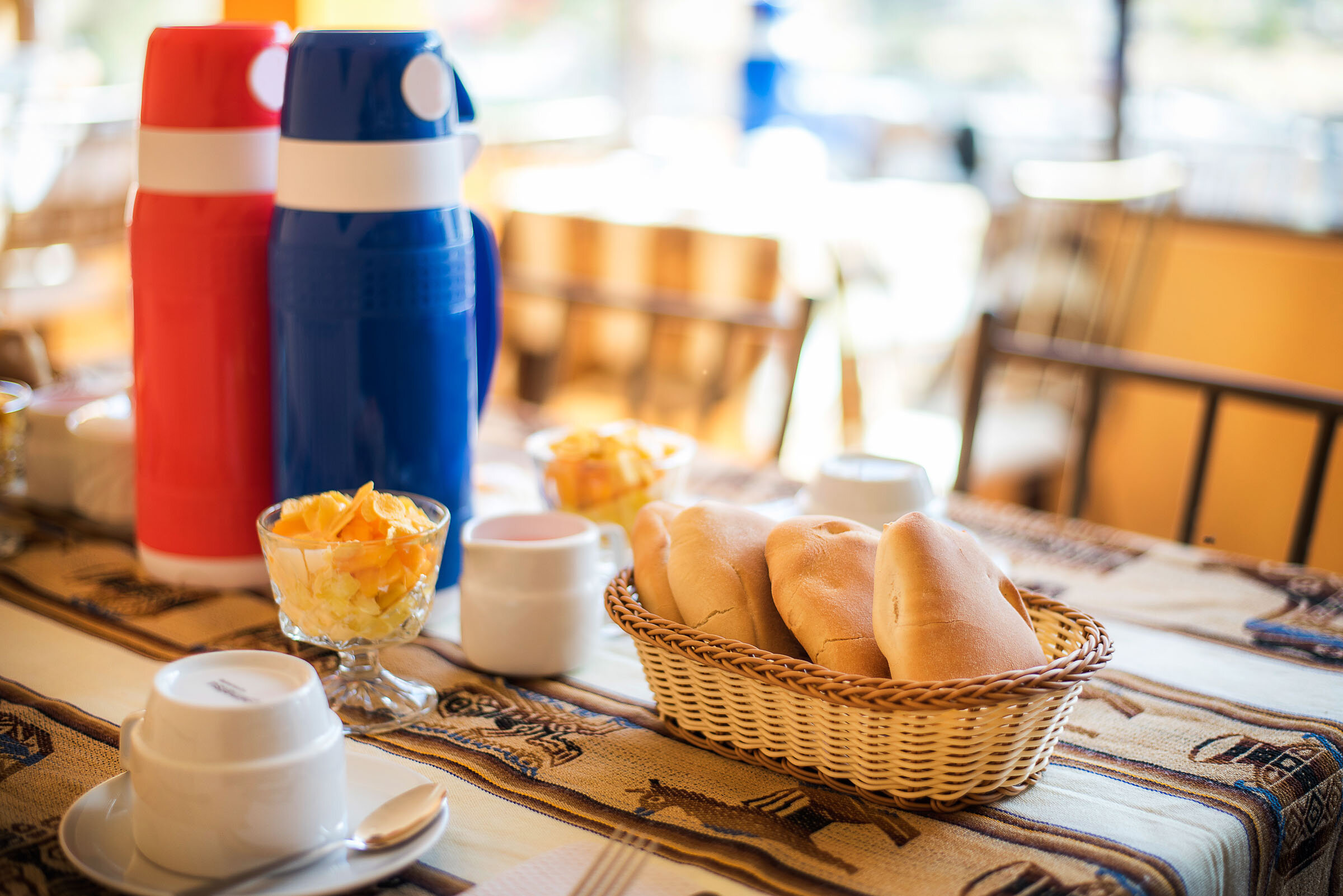 Delicious breakfast at Le Foyer Colca