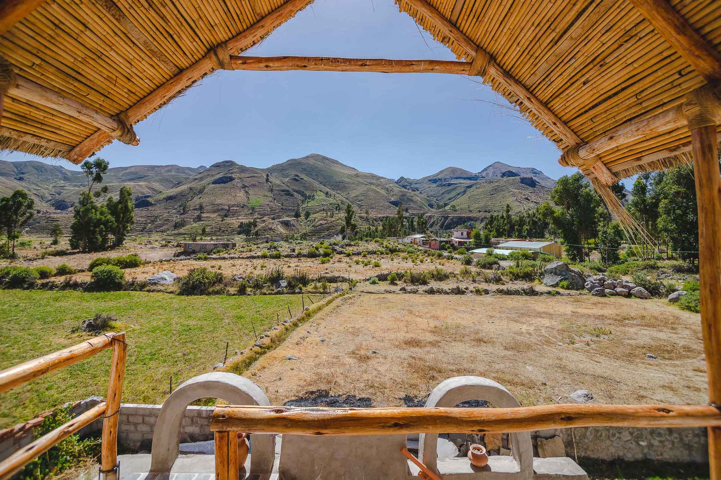 Views from the Room at Le Foyer Colca