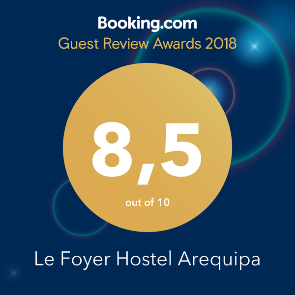 Booking.com Awards Le Foyer Hotel Arequipa