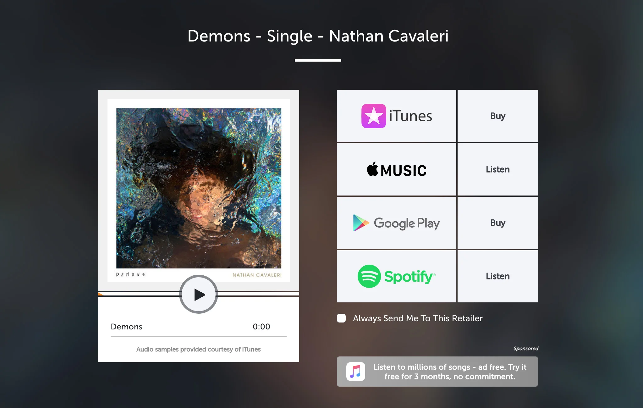 Download and listen to the “Demons” single