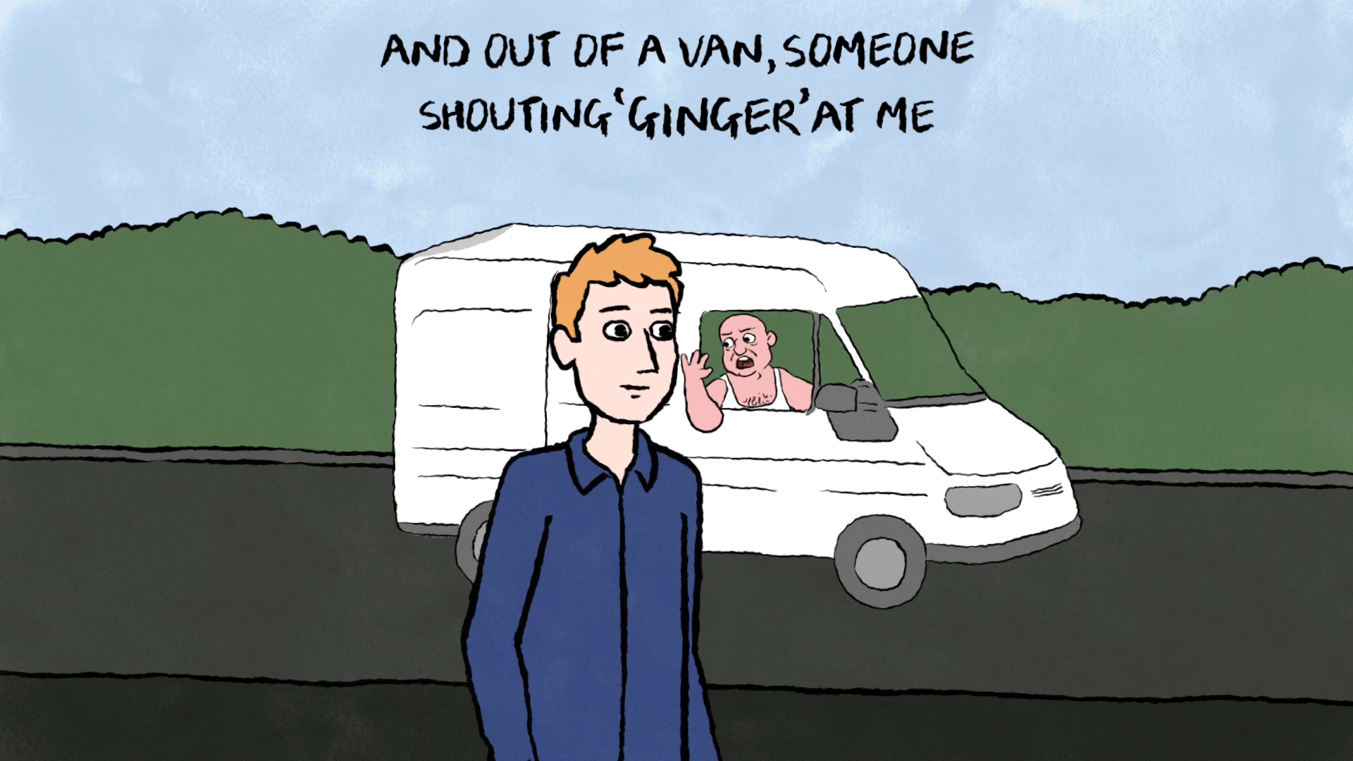 Shouting Ginger