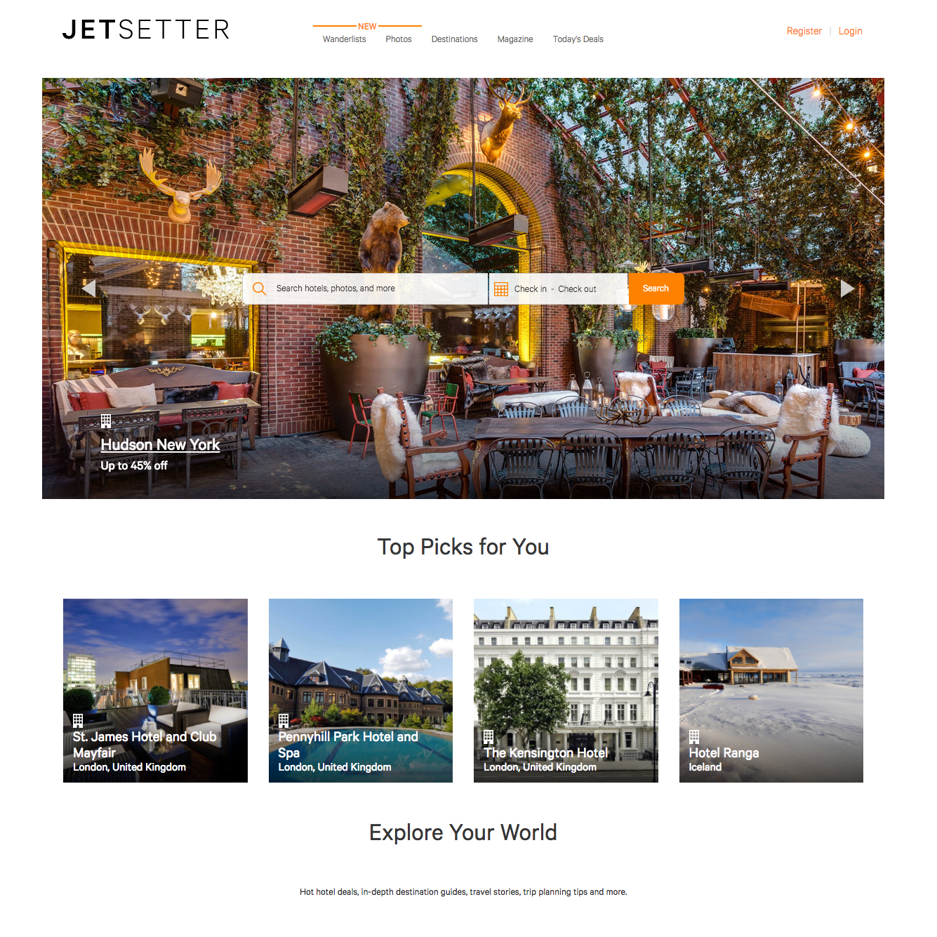 Curator and guide writer for Jetsetter