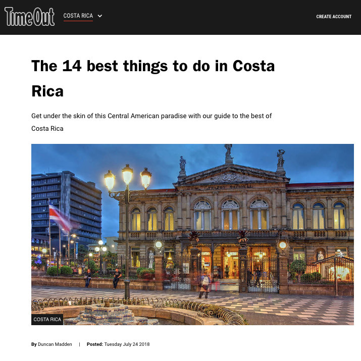 14 things to do in Costa Rica | Time Out