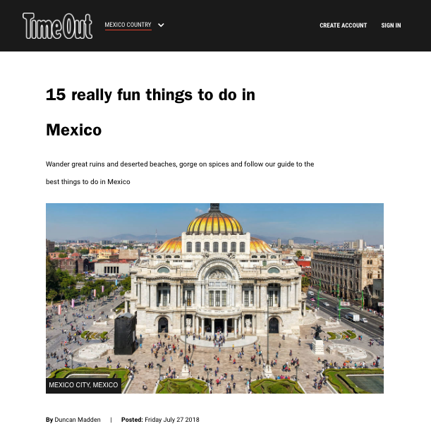 15 things to do in Mexico | Time Out