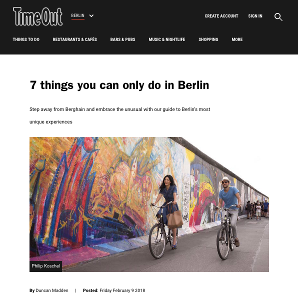 Seven things to do in Berlin | Time Out
