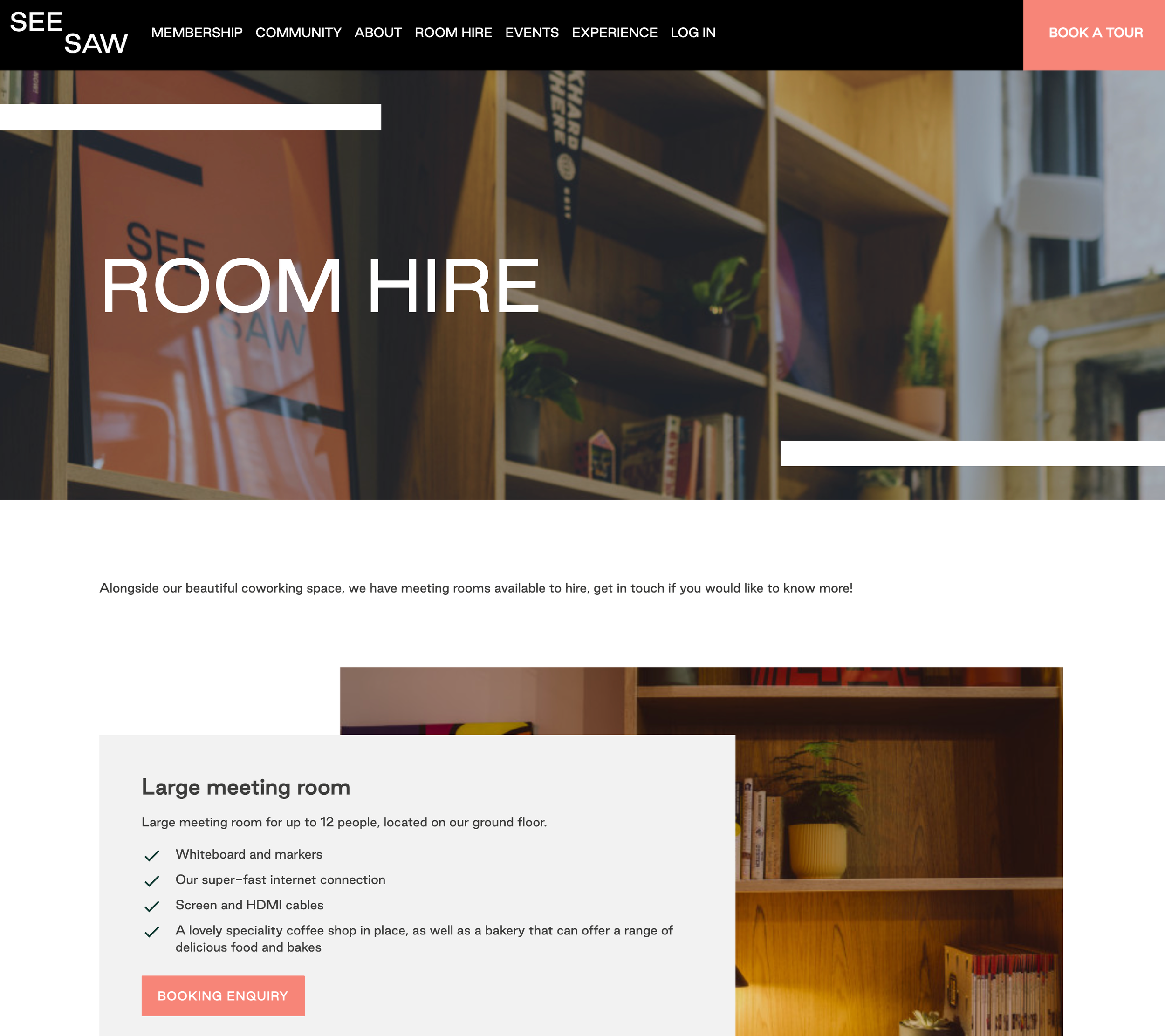 Room hire