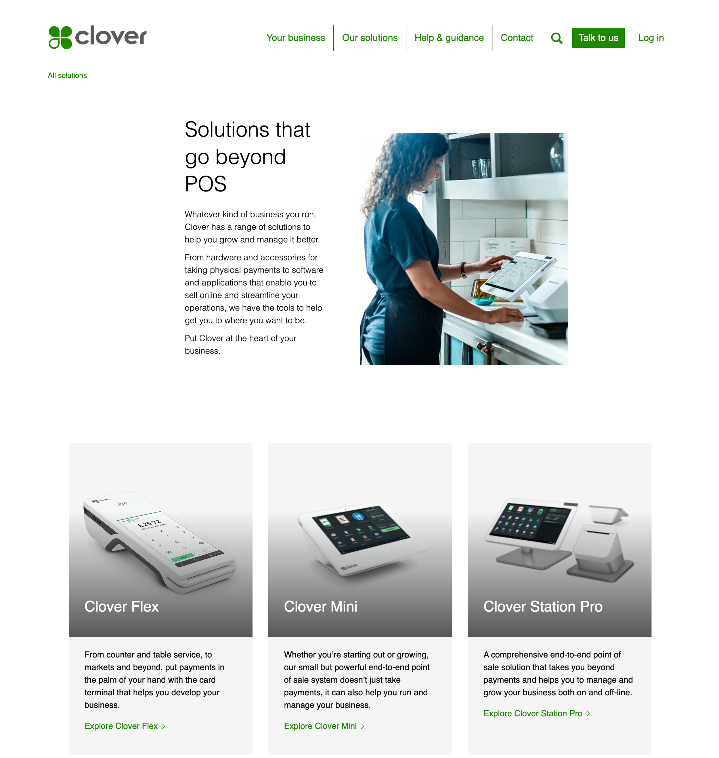 Clover solutions