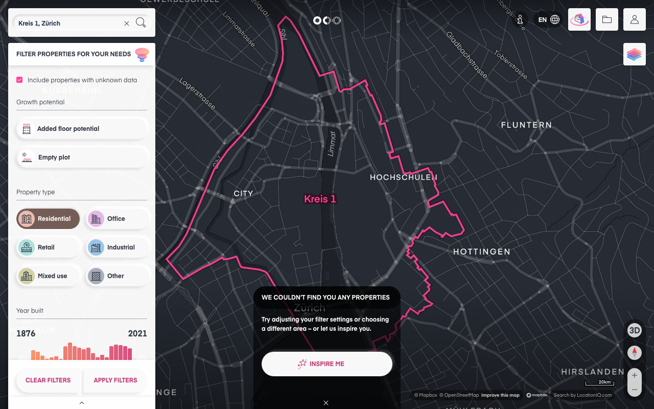 Residential search – inspire me