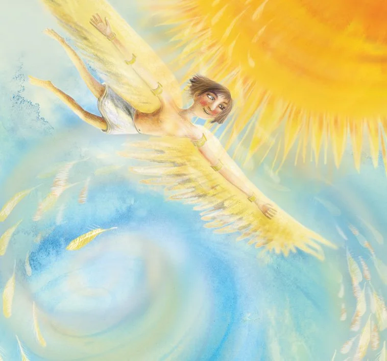 Icarus: detail of cover, Bloomsbury