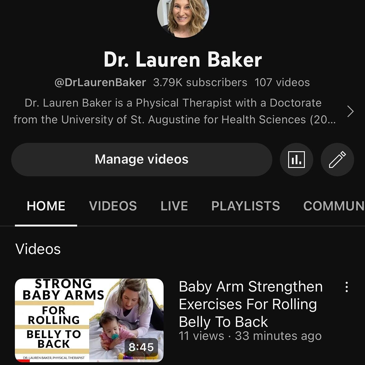 New video up ⚡️

Link in bio ➡️ Youtube ➡️ Learning to Roll Playlist for easiest access no matter when you find this post 

OR 

Open IG in browser &amp; copy/paste this link: https://youtu.be/YOuzqh4W7EU

.
.
.
#learningtoroll #drlaurenbaker #pediat