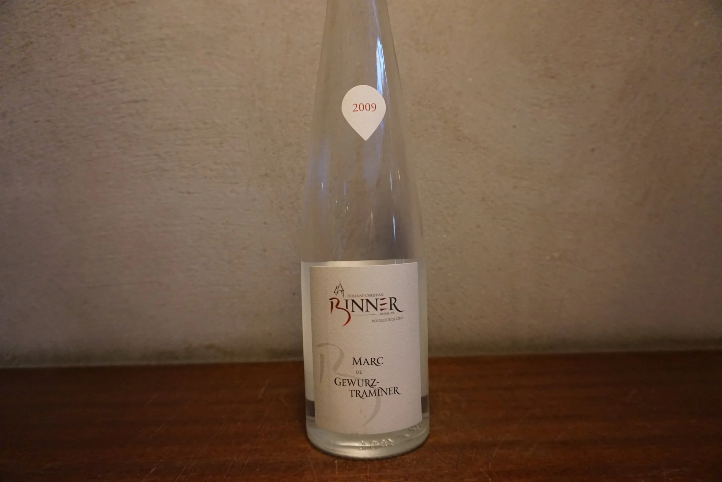 Christian Binner, Marc de Gewurztraminer 2009