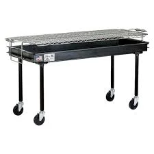 4 ft charcoal grill $50 per day 5 ft charcoal grill $60 per day $75 with rotisserie