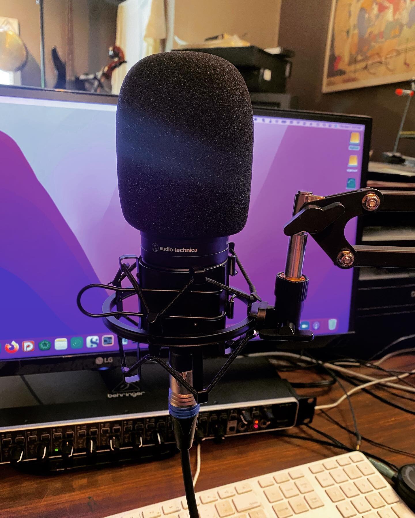 New mic... An Experimental Podcast will Likely Soon be Born....