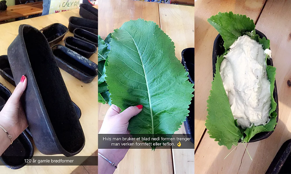 GAMMEL METODE: Slik gjorde vi det. Foto: Hedda Bjerén