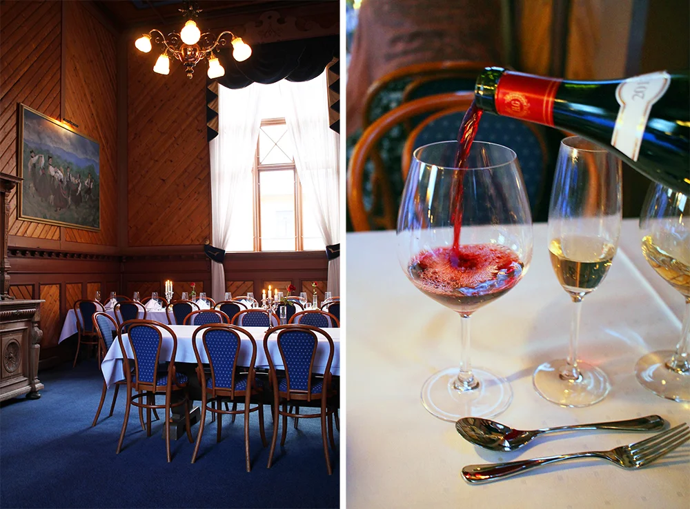 RESTAURANT BANDAK: Restauranten på Dalen Hotel byr på fantastisk mat og vin - en middag her bør stå på din bucket list . Foto: Tenk Koffert