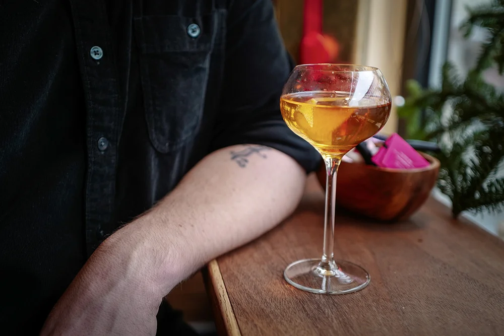 DESEMBER: Lekker og god drink laget av World Class-bartender, Jonas Junge.. Foto: Helle Øder Valebrokk