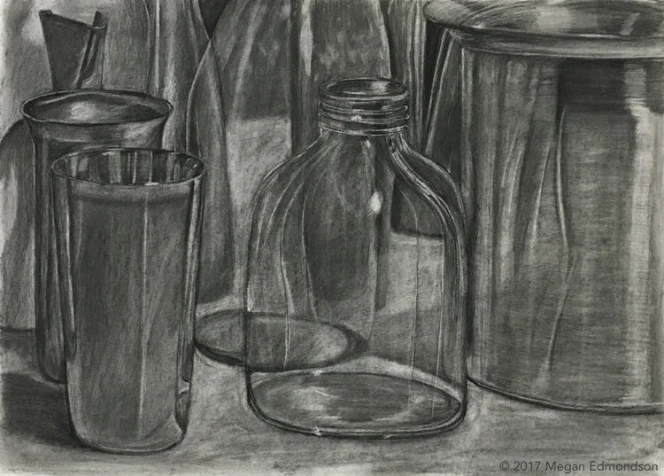 Untitled. Charcoal on Rives BFK. 22x30