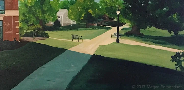 South Campus. Acrylic on Board.&nbsp;