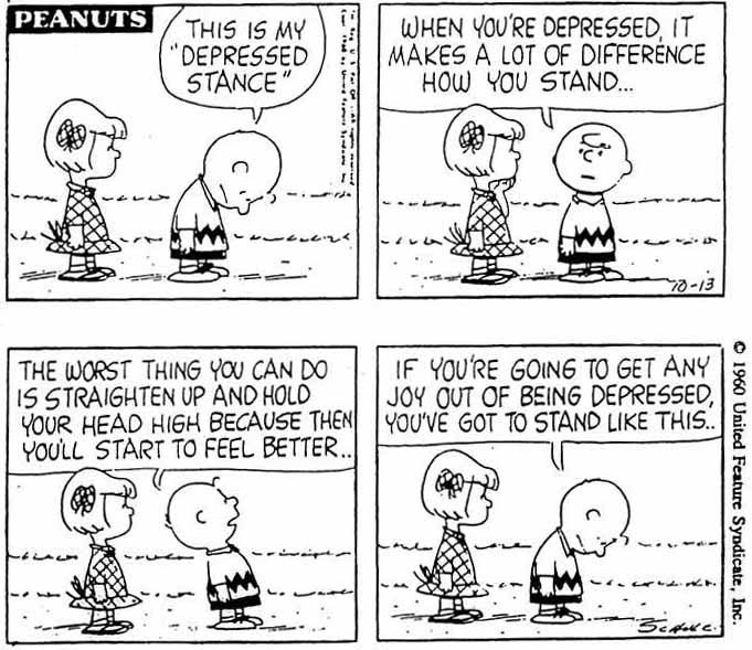 Peanuts - Depressed Stance