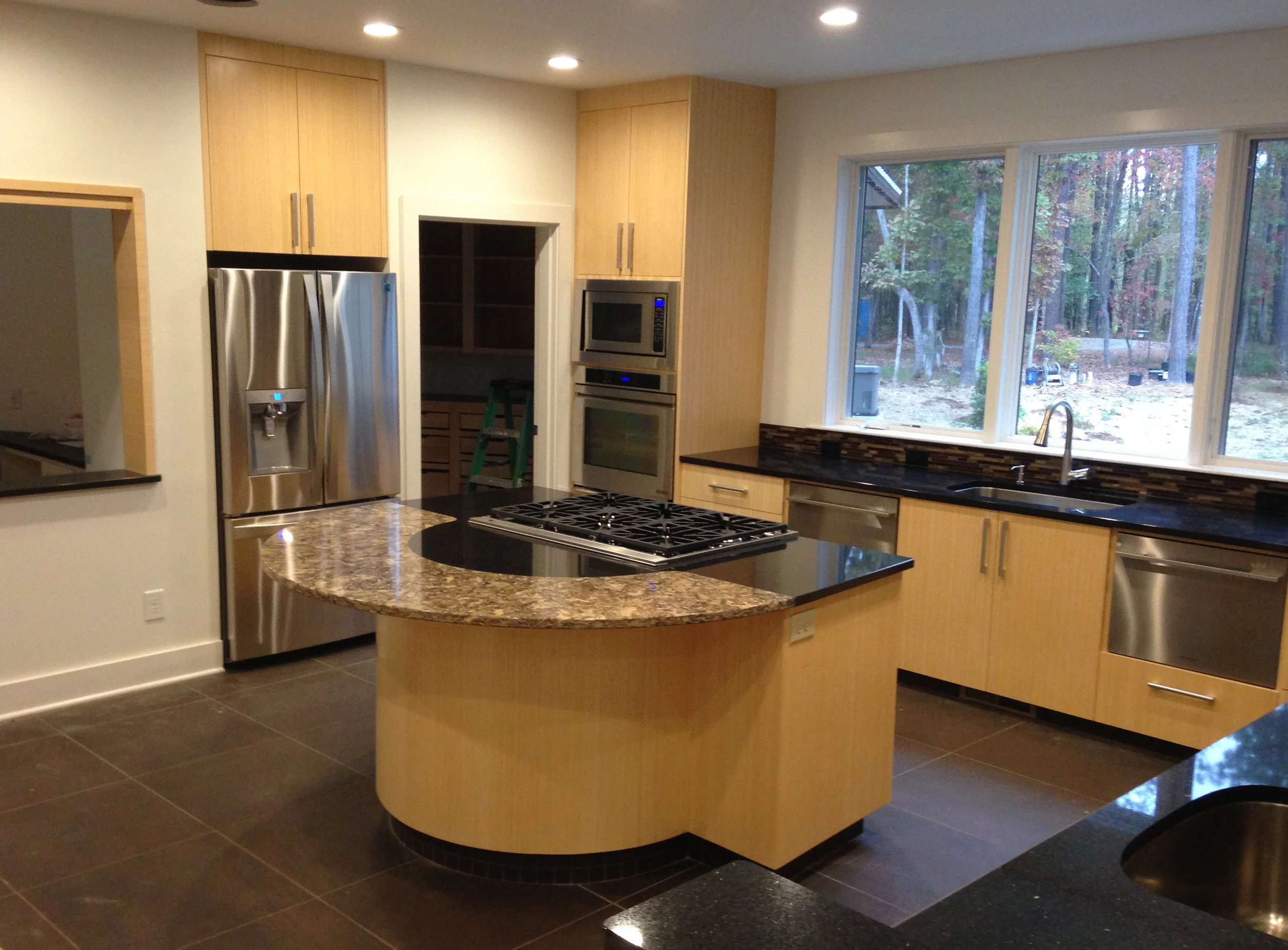 Bamboo Kitchen Island