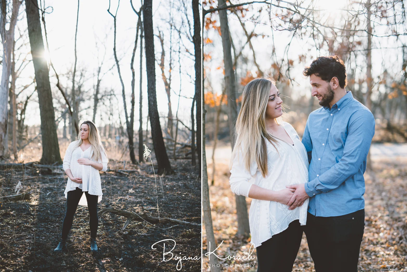 boho inspired pregnancy photos