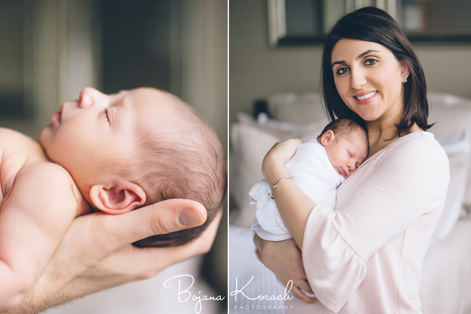 newborn baby girl sleeping