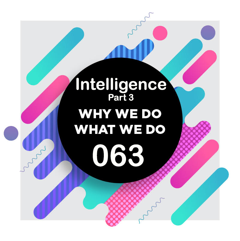 063 │ Intelligence - Part 3 │ Why We Do What We Do