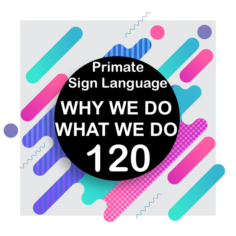 120 | Sign Language With Primates | Why We Do What We Do