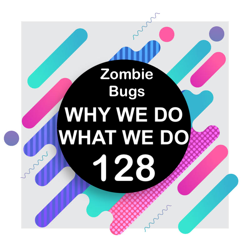 128 | Zombie Bugs | Why We Do What We Do episode artwork